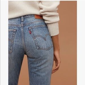 Levi’s Wedgie Icon Jeans Selvedge White Oat Cone